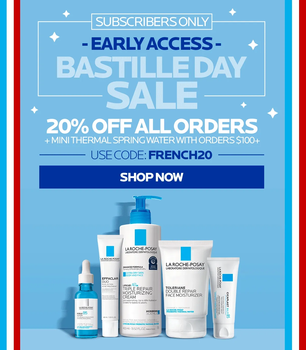 Bastille Day Sale!
