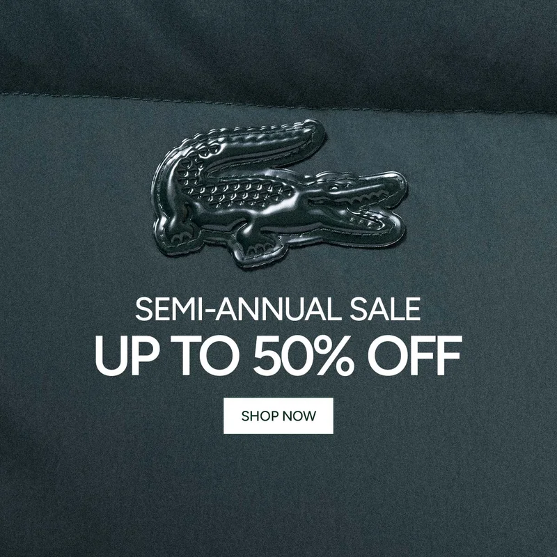 SEMI-ANNUAL SALE, Up to 50% OFF