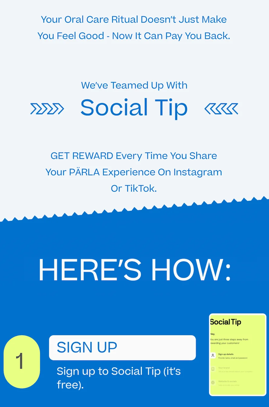 We have teamed up with Social Tip