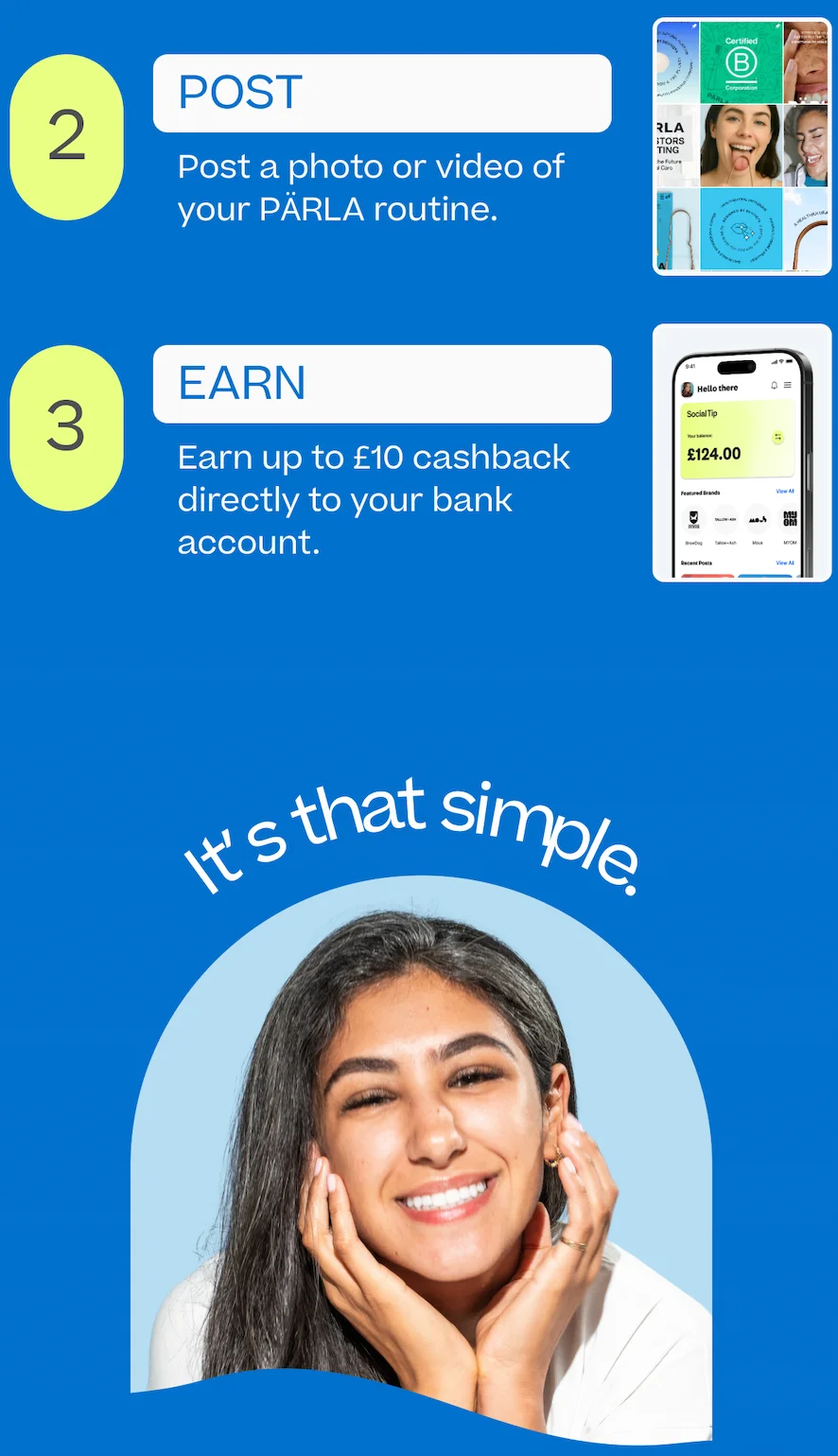 Sign up, Post, Earn.