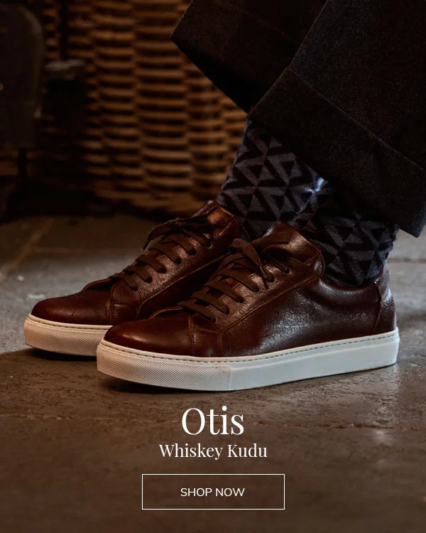 Otis Trainer in Whiskey Kudu | Shop Now
