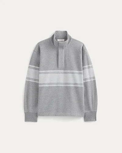 Image | Off-Duty Terry Pullover | Vintage Heather Grey / Bone