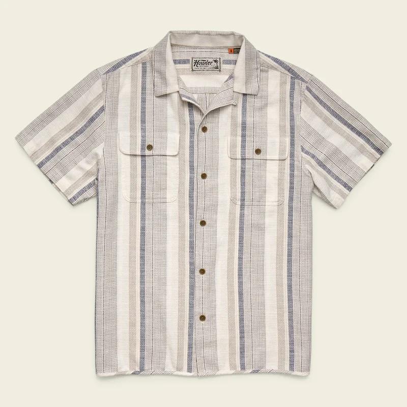 Image of Shores Club Shirt - Old Bill Stripe : Limestone