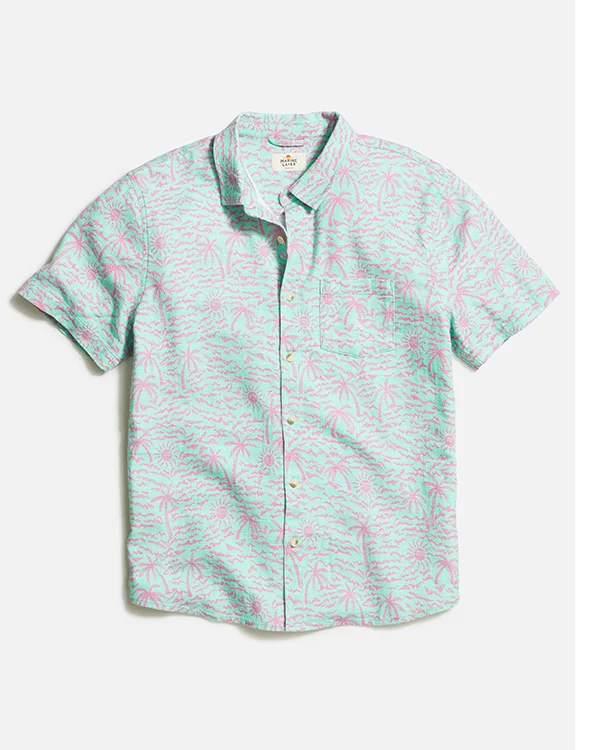 Stretch Selvage Short Sleeve Shirt