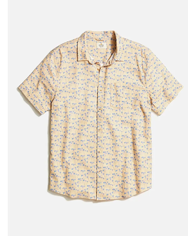 Stretch Selvage Short Sleeve Shirt