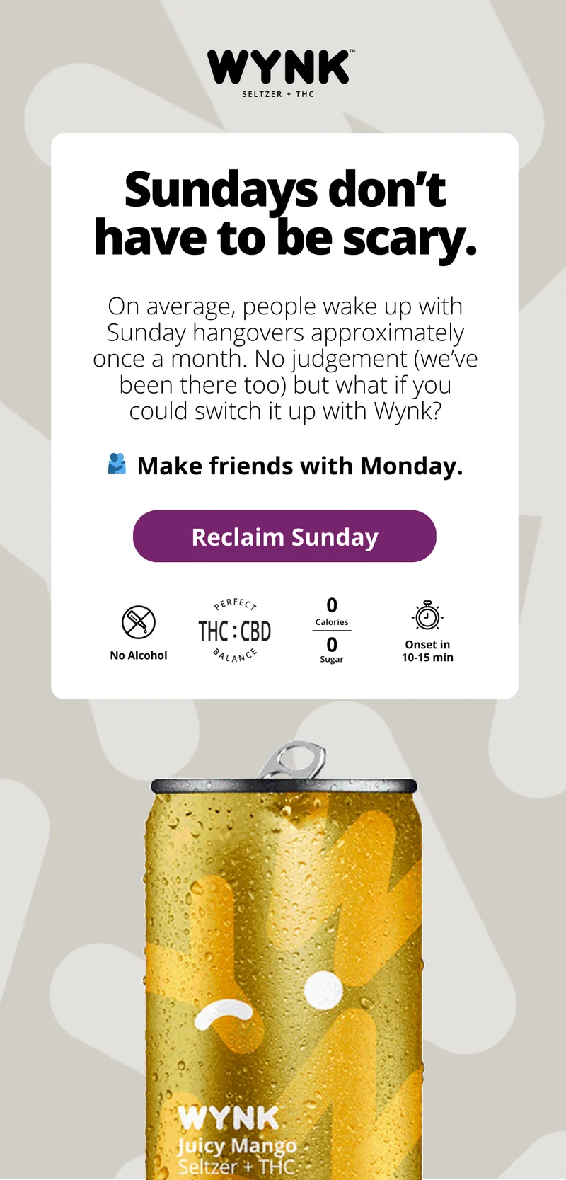 Sundays don't have to be scary.