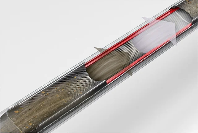 Closeup of the Dyson PencilVac cleaner technology