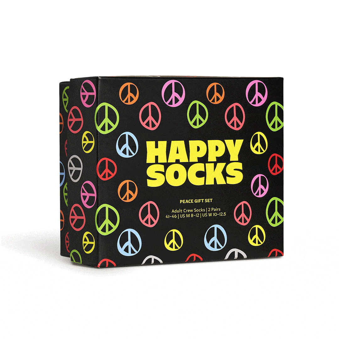 2-Pack Peace Socks Gift Set