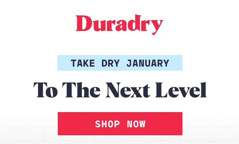 Duradry Take Dry January To The Next Level Shop Now