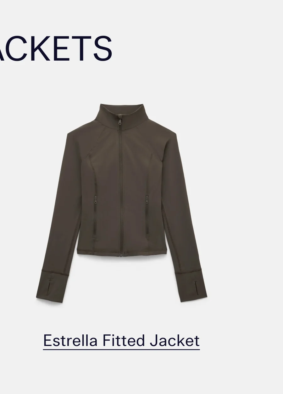 RUN JACKETS  |  Estrella Fitted Jacket