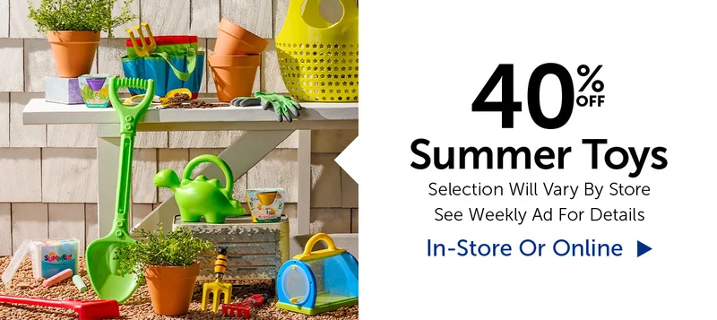 40% Off Summer Toys - Select Categories