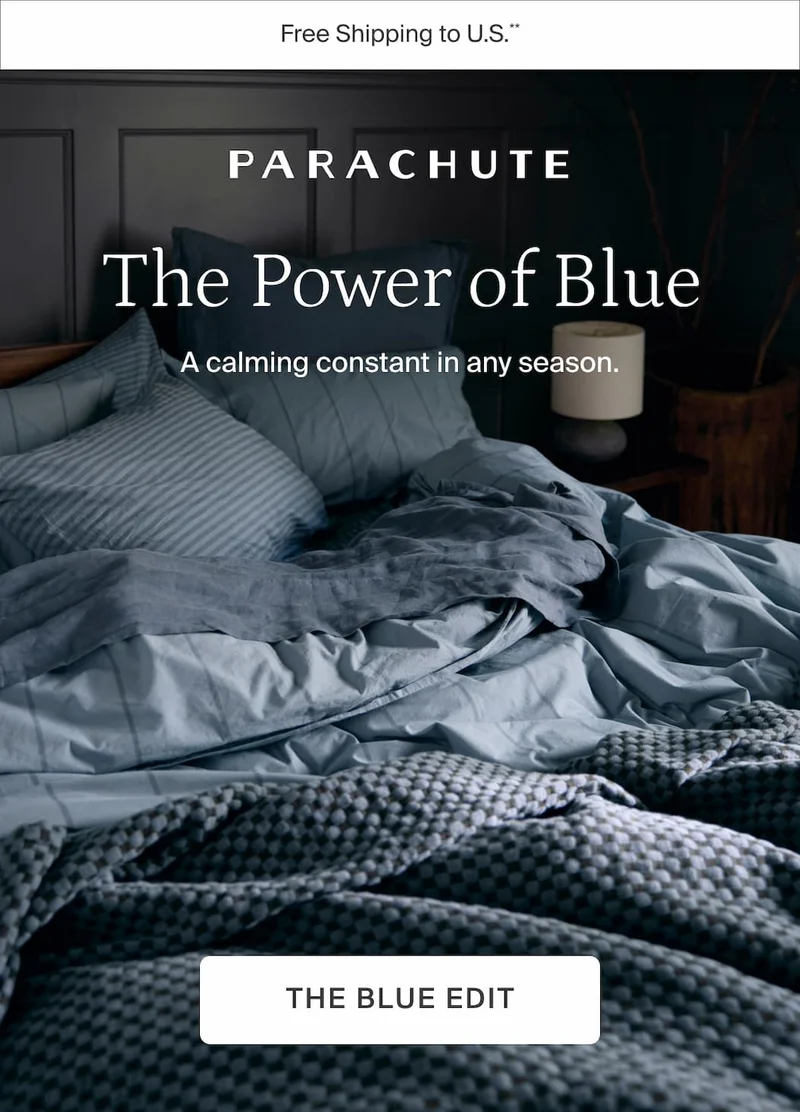 The power of blue. The blue edit.
