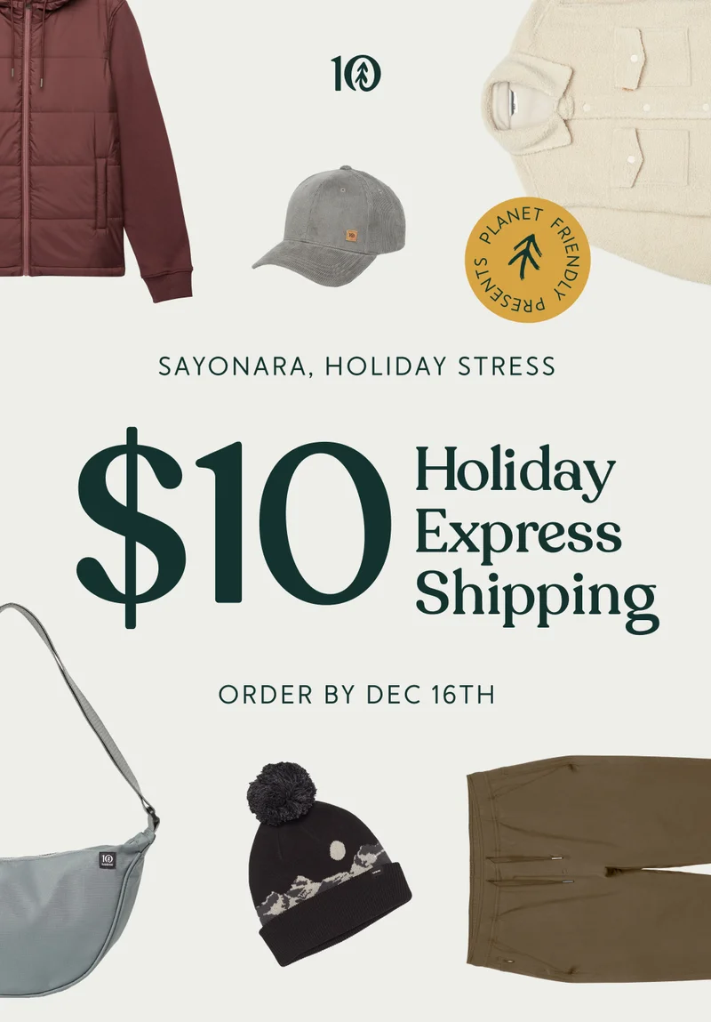 Sayonara, Holiday Stress: $10 Holiday Express Shipping