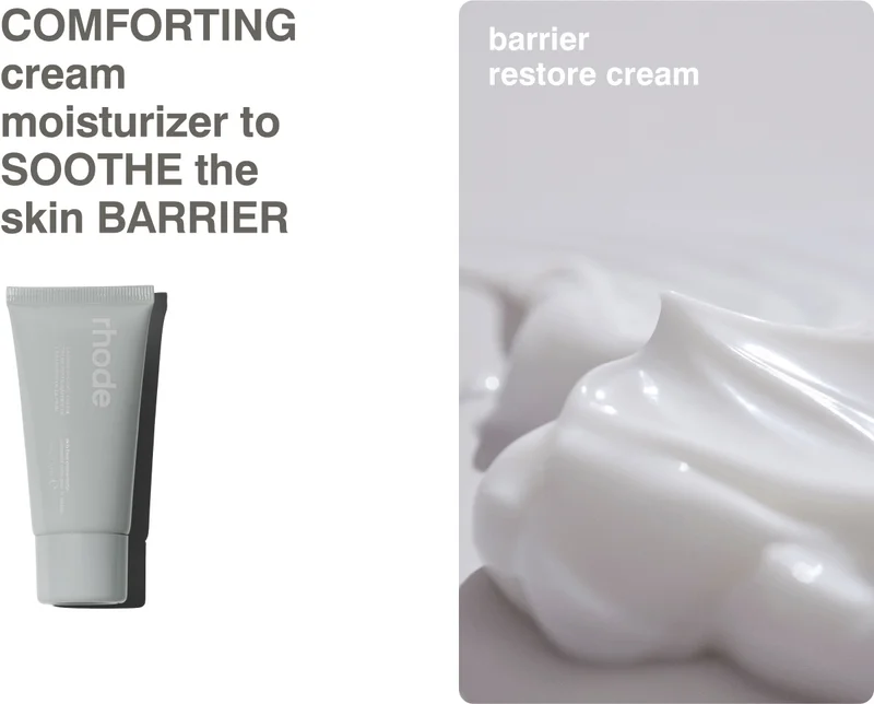 barrier restore cream COMFORTING cream moisturizer to SOOTHE the skin BARRIER