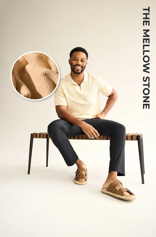 Knit Polo: The Mellow Stone