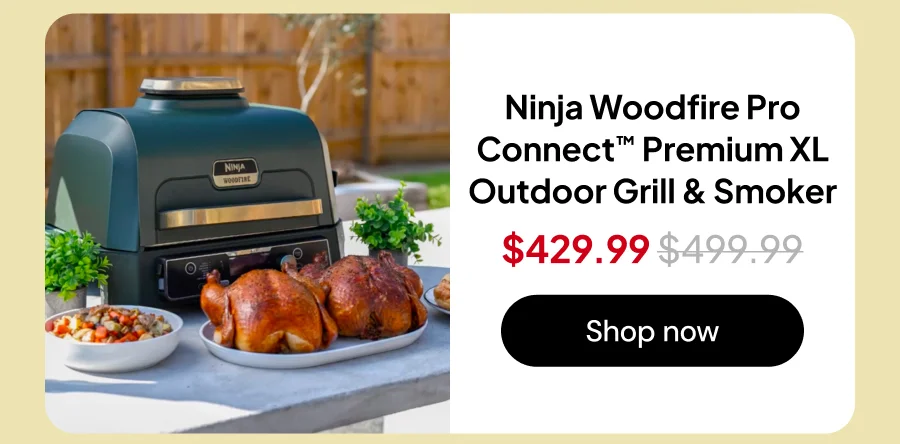 Ninja Woodfire Pro Connect™ Premium XL Outdoor Grill & Smoker