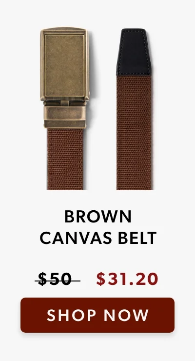 Brown Canvas Belt