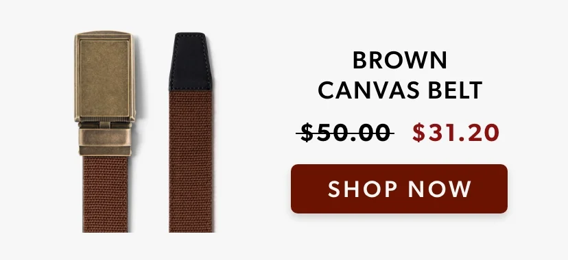 Brown Canvas Belt