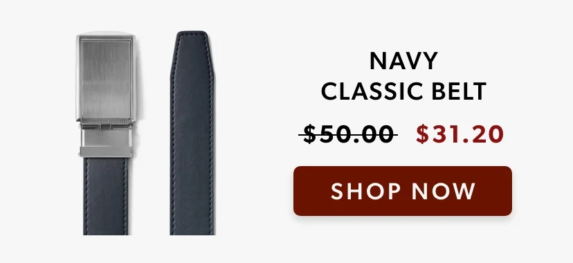 Navy Classic Belt