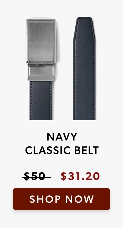 Navy Classic Belt