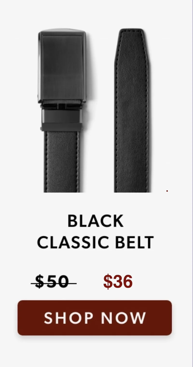 Black Classic Belt