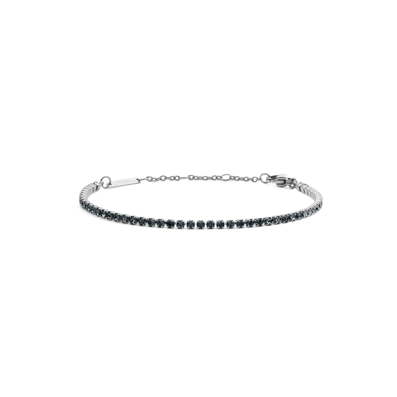 Image of Classic Tennis Bracelet Nightfall Silver