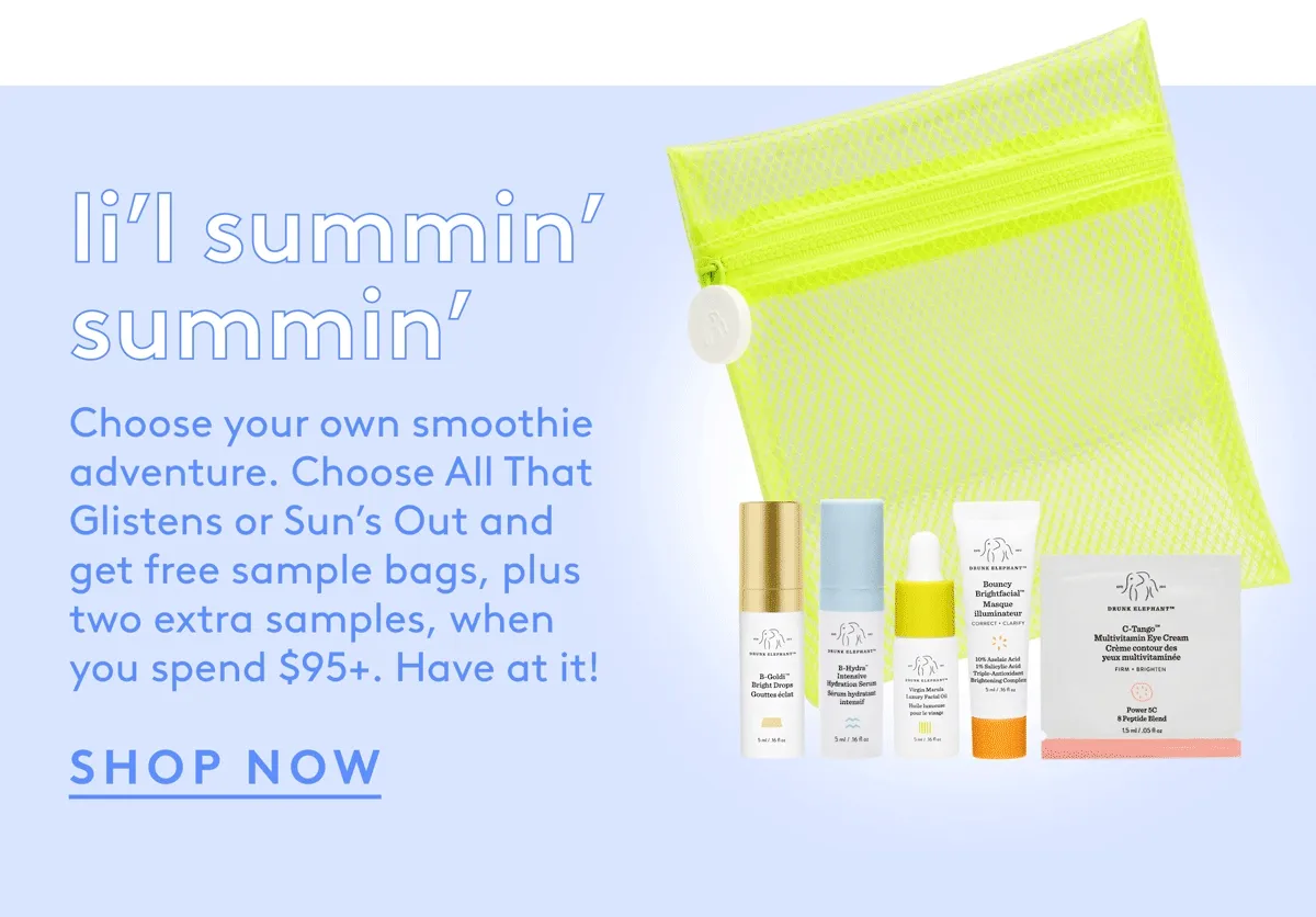 Smoothie Bag Promo Secondary
