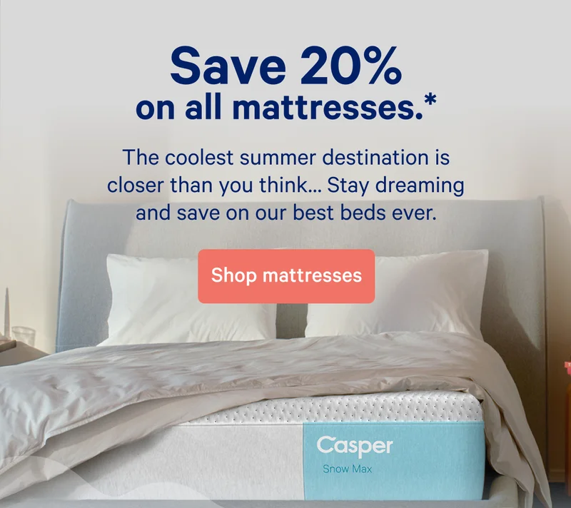Save 20% on all mattresses >> Shop mattresses >>