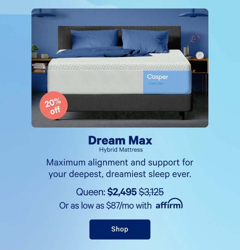 Dream Max Hybrid Mattress >> Shop >>
