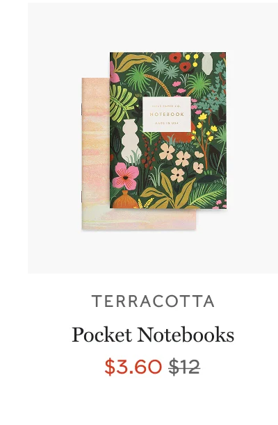 Terracotta Pocket Notebooks