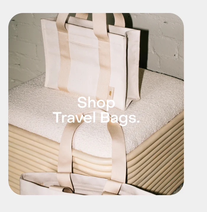 shop Travel Bags.