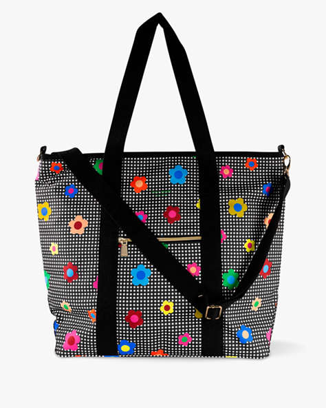 Gingham Garden Cooler Tote