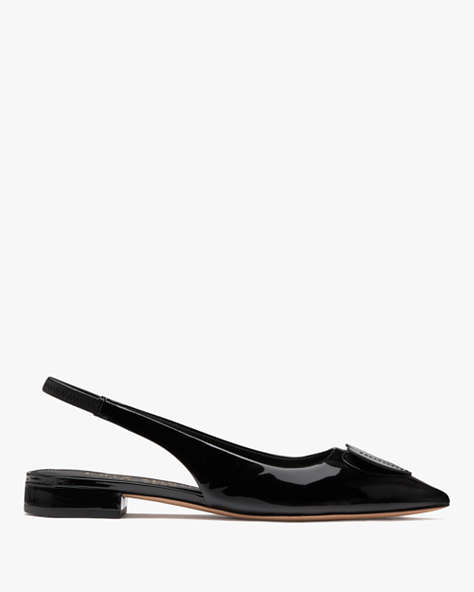 Lover Patent Slingback Flats
