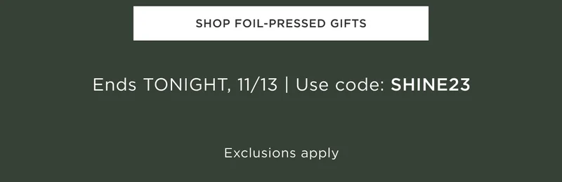 Shop Foil-Pressed Gifts