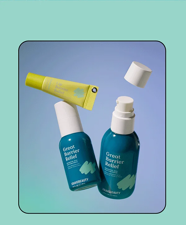 Lip Barrier Relief with Great Barrier Relief and Jumbo Great Barrier Relief