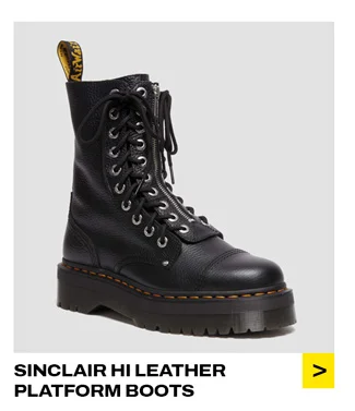 Sinclair Hi Milled Nappa Leather Platform Boots