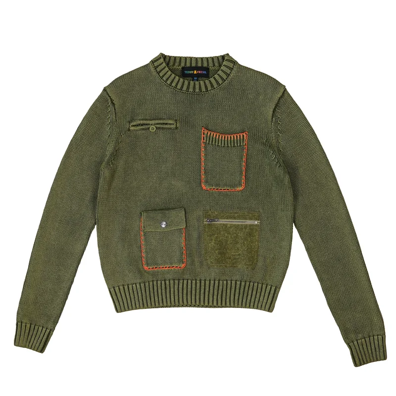 Image of Stitched Pocket Sweater