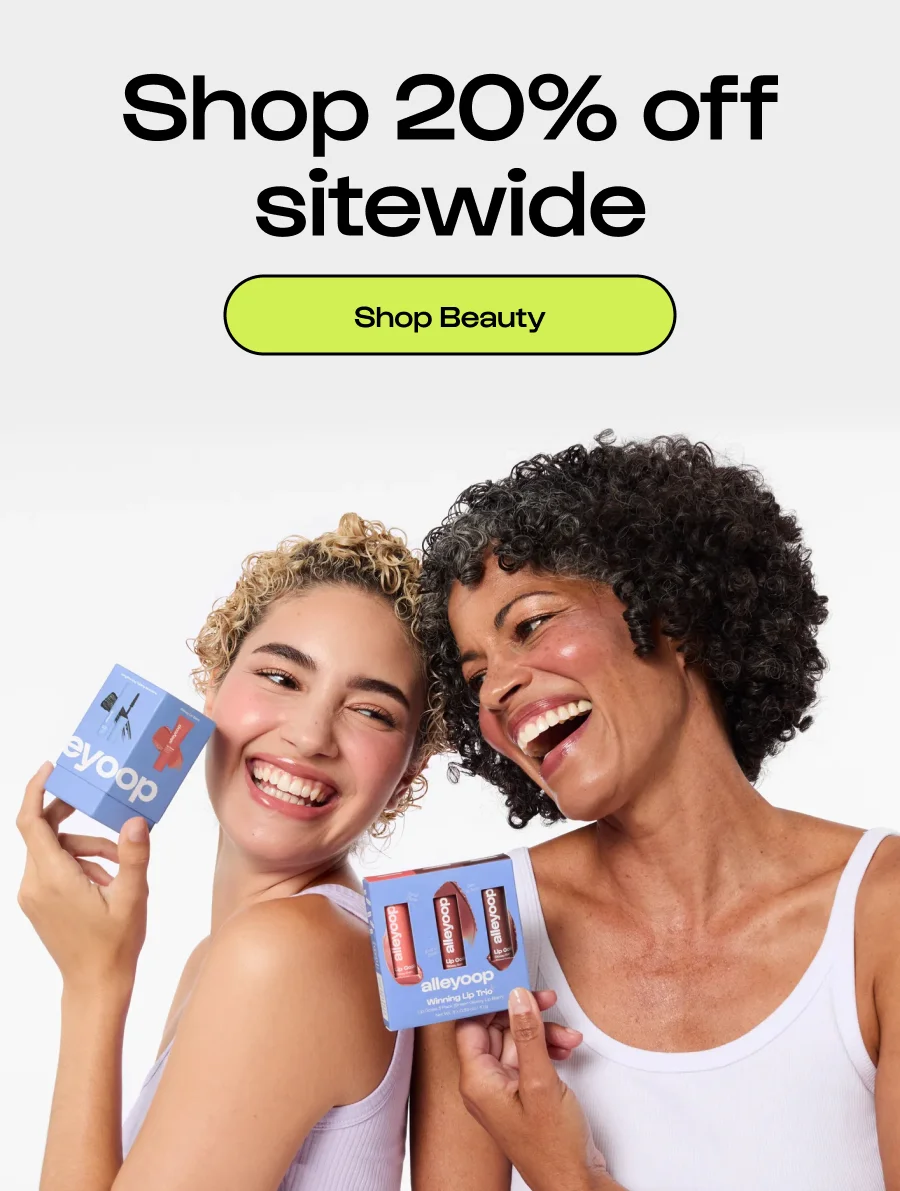 Shop 20% off sitewide Click to Shop Beauty