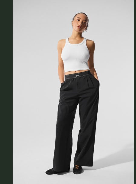 High-Waist Suit Up Trouser