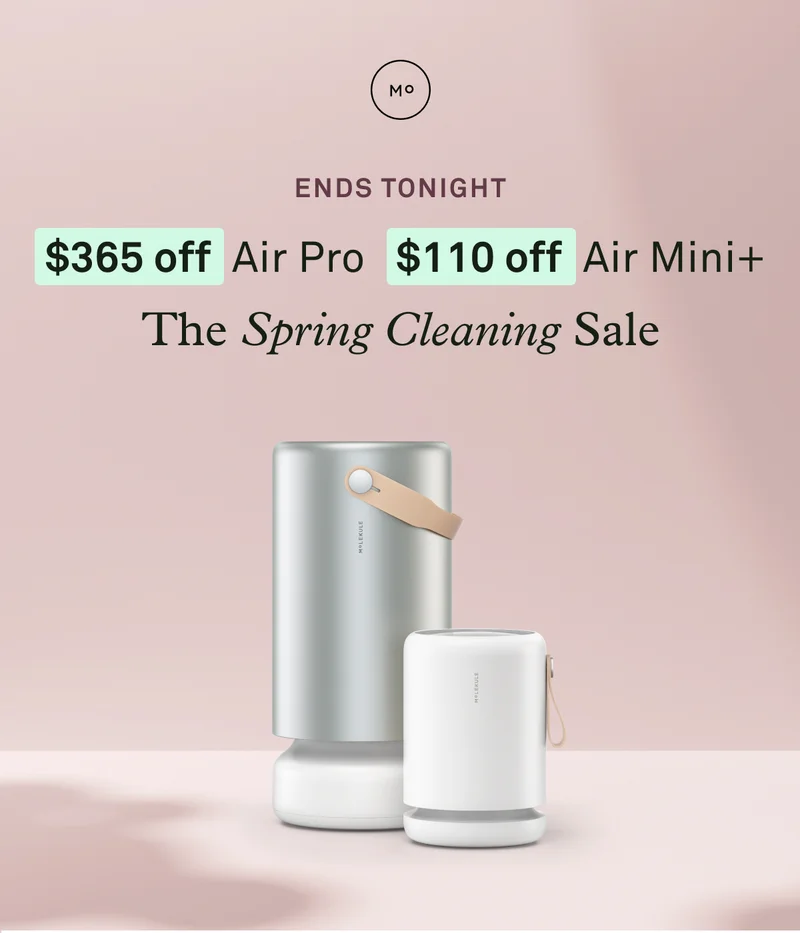 ENDS TONIGHT: The Spring Cleaning Sale