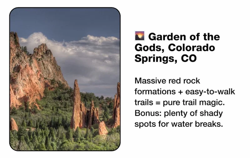 🌄 Garden of the Gods, Colorado Springs, CO