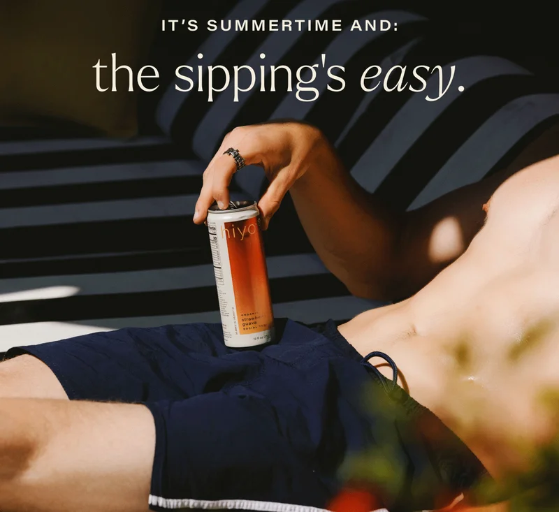 it’s summertime and: the sipping’s easy.