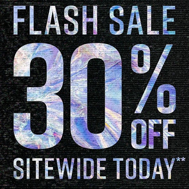 Hours Left Flash Sale 30% Off Sitewide Today. Not Combinable with Other Offers. Shop Now