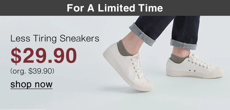 Shop Less Tiring Sneakers