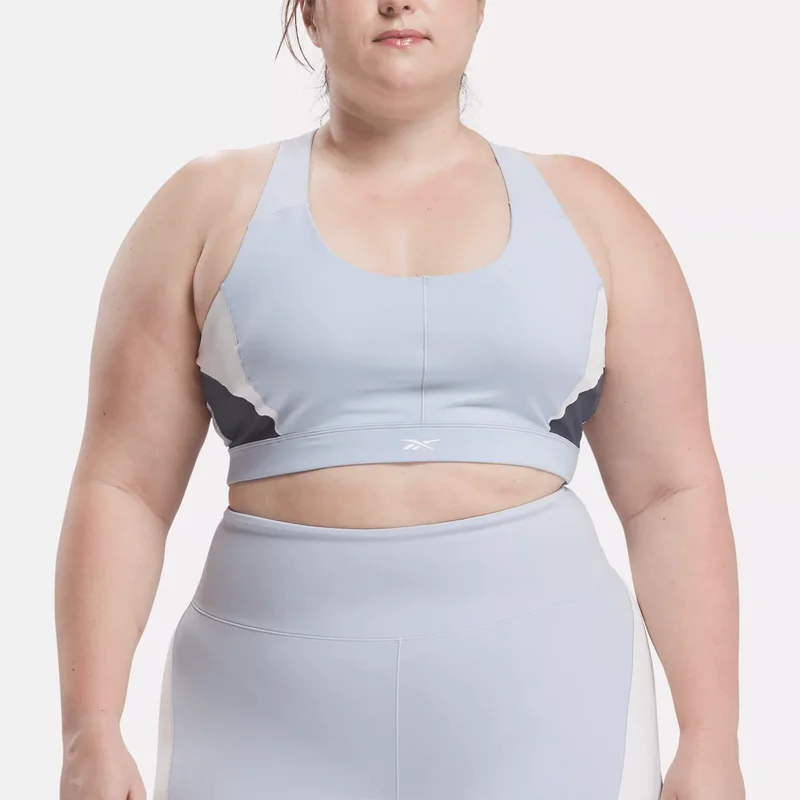 Image of Women's Lux Racer Colorblock Bra (Plus Size)