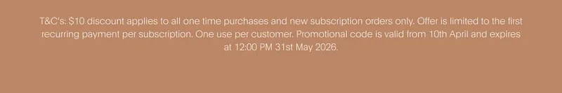 T&C's: £5 discount applies to new subscription orders only. Offer is limited to the first recurring payment per subscription. Promotional code is valid from 10th April and expires at 12:00PM 31st May 2026.