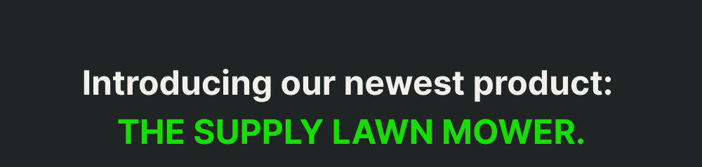 Introducing our newest product