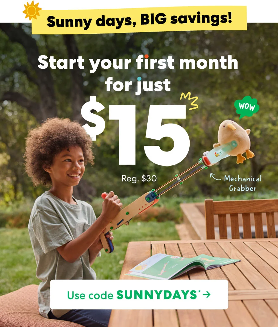 Sunny days, BIG savings! Start your first month for just $15! Reg. $30