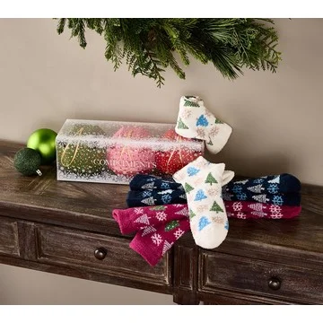 Complliments Set of 3 Cozy Holiday Gifting Socks