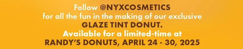 Follow along @nyxcosmetics for all the fun